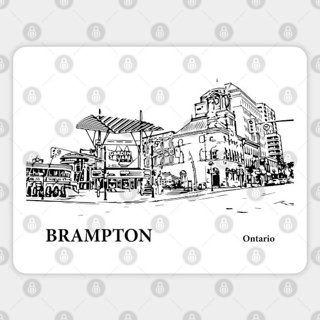 Brampton - Ontario Magnet by Lakeric